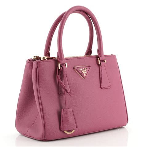 double zip prada tote|Prada saffiano tote small.